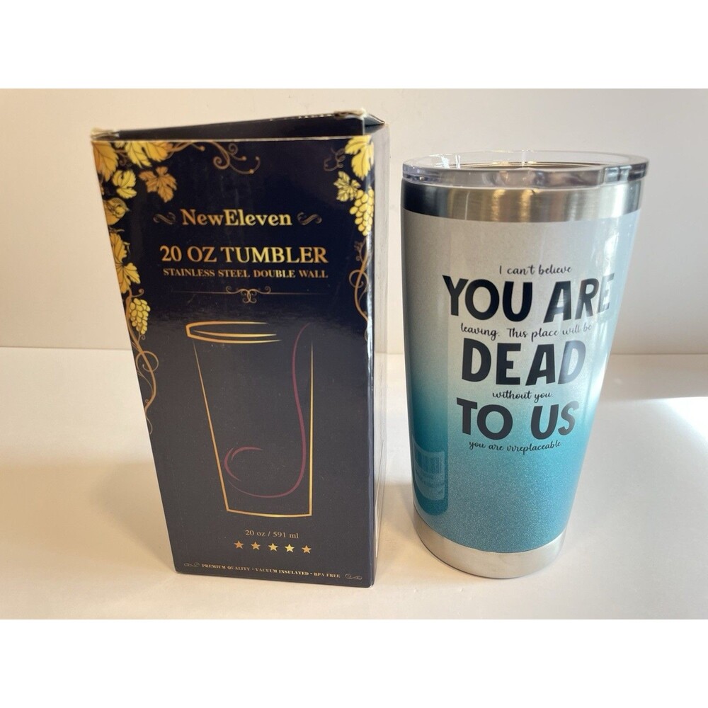 New eleven 20 Oz Vacuum Insulated Tumbler Stainless Steel
